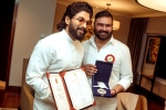 Allu Arjun updates, Allu Arjun latest, allu arjun celebrates receiving national award, National awards 2023