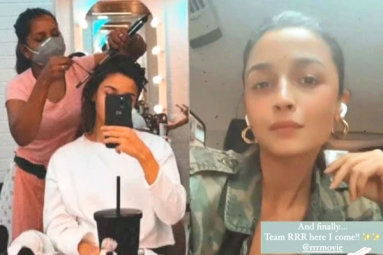 Alia Bhatt is back to the Sets of RRR