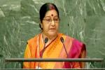 Nawaz Sharif, External affairs minister, befitting reply by sushma swaraj to pakistan, Nawaz sharif