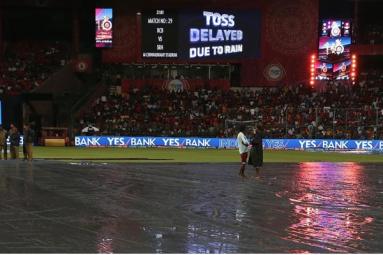 Rain wash-out Hyderabad vs Bangalore