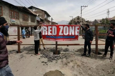 Major Cities in India marked under “red zone”