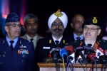 services joint press briefing, navy, indian army navy air force joint press briefing, Pakistan army