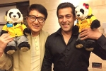 Jackie Chan news, Jackie Chan latest, jackie and salman khan bond in mumbai, Amyra dastur