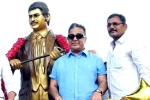 Kamal Haasan unveil Superstar Krishna statue, Mahesh Babu fans invitation to Kamal Haasan, kamal haasan unveiled statue of superstar krishna, Statue