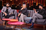 Bollywood, Koffee with Karan, baahubali trio shares coffee couch on koffee with karan, Baahubali tv series