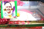 Krishnam Raju RIP, Krishnam Raju, krishnam raju last rites held with state honours, Tollywood celebrities