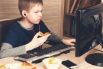 study, children eating junk food, more internet time soars junk food request by kids study, Autism