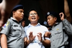 Rohingya, Rohingya, myanmar jails reuters reporters for seven years, Kyaw soe oo