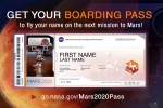 NASA website, mars 2020, nasa opens opportunity to visit mars here s how you can book your name, Beam