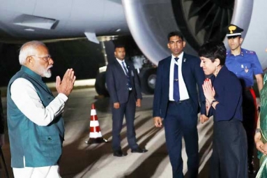 Narendra Modi lands in Italy for G7 Summit