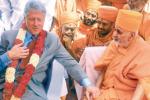 Former U.S. President Bill Clinton, Former U.S. President Bill Clinton, secretary hillary clinton and former u s president bill clinton pays rich tribute to hh pramukh swami maharaj of baps swaminarayan sanstha, Secretary hillary clinton