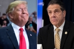 edited clips, covid-19, president trump plays misleading clippings from cuomo in press briefings, Andrew cuomo