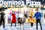 Reindeer to deliver pizza, Reindeer to deliver pizza, domino s trains reindeer to deliver pizza, Domino s