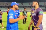 Hardik Pandya, Rohit Sharma, rohit sharma s unfiltered chat with kkr coach breaks internet, Kkr