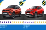 Tata Nexon and Curvv prices, Tata Curvv, tata nexon and curvv score 5 stars in bharat ncap crash tests, Petrol