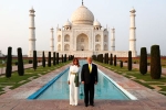 India visit, India visit, president trump and the first lady s visit to taj mahal in agra, Melania trump