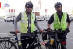 hajj on bicycle from india, bangalore to mecca distance by cycle, two indian men cycling to mecca for haj while fasting for ramadan, Mecca