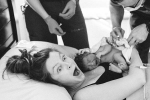 nancy ray instagram post, nancy ray instagram, mother s moment of surprise perfectly captured after she births a boy while expecting a girl goes viral, Jolly