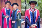 Shah Rukh Khan doctorate, Shah Rukh Khan, shah rukh khan receives honorary doctorate in philanthropy by london university gives a moving speech on kindness, World economic forum